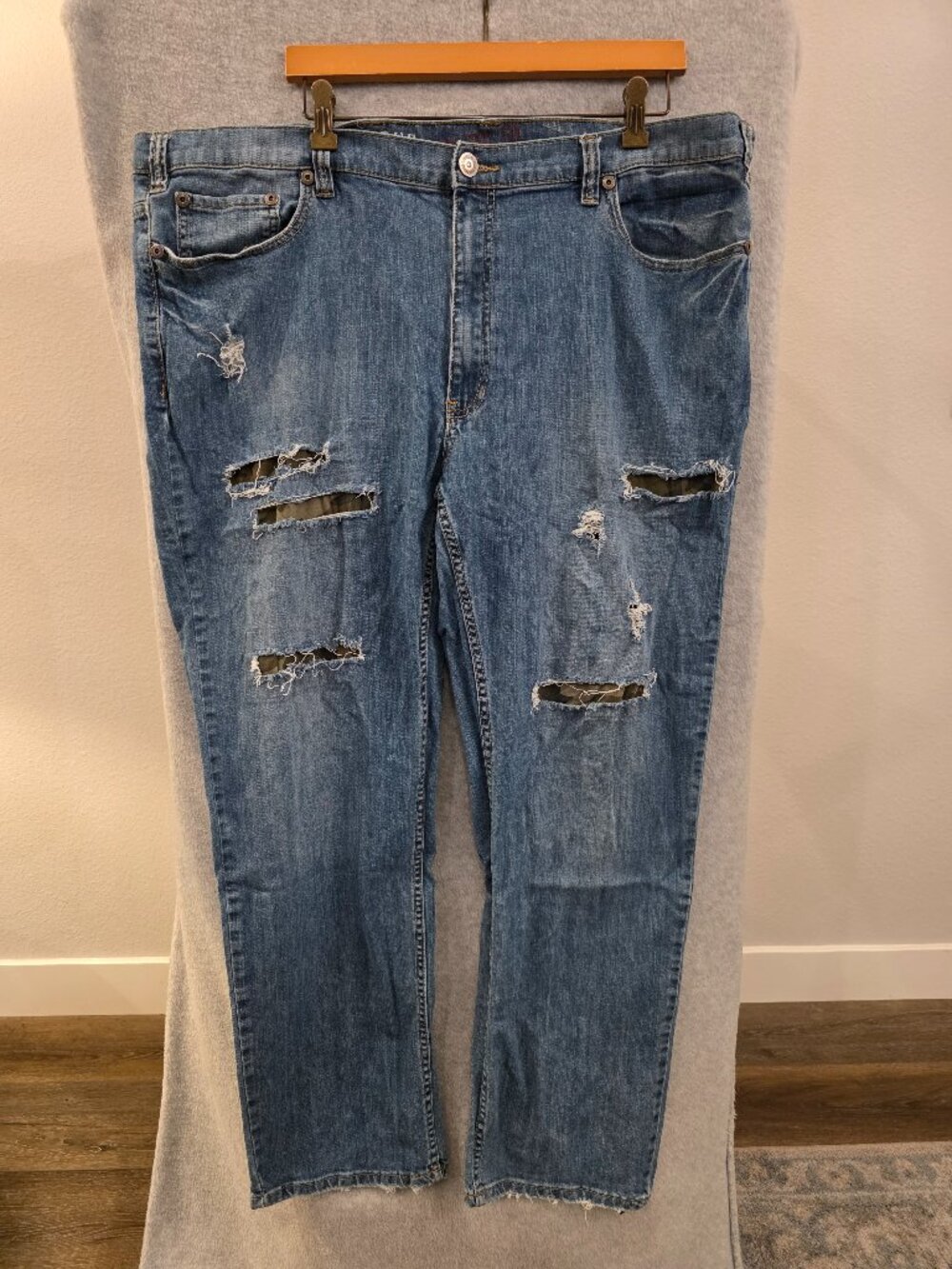 True Nation Distressed Denim